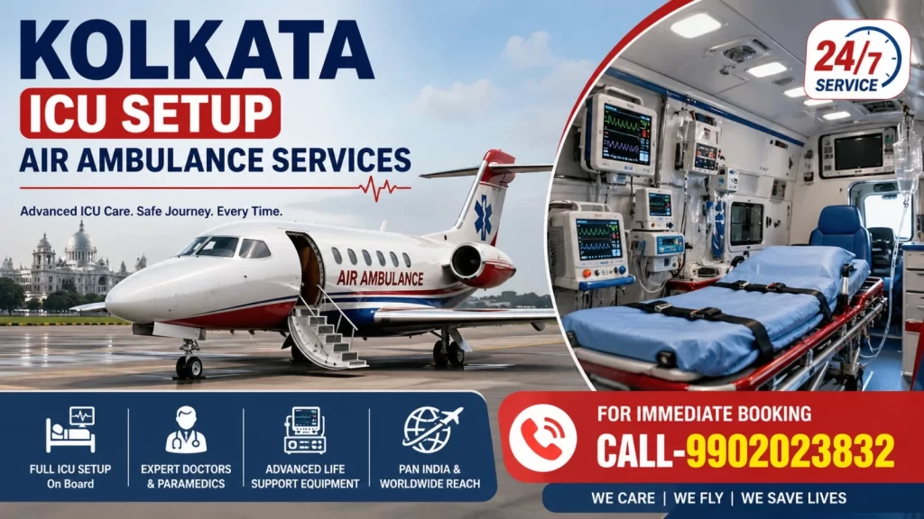 Kolkata air ambulance emergency medical service